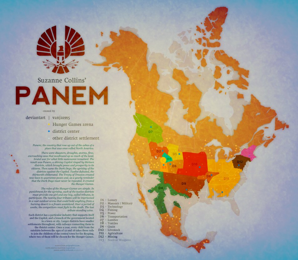 Los Juegos Del Hambre Mapa De Panem los-juegos-del-hambre-mapa-de-panem