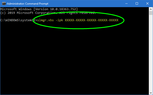รหัสข้อผิดพลาดการเปิดใช้งาน 0x004f074