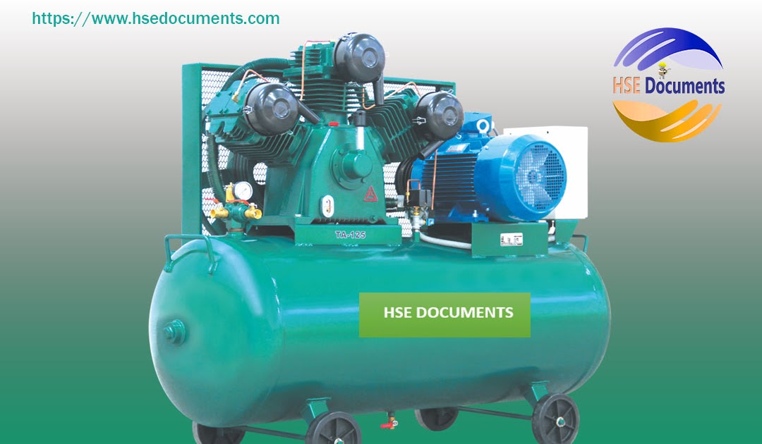 Air Compressor PreStartup Inspection Checklist HSE Documents
