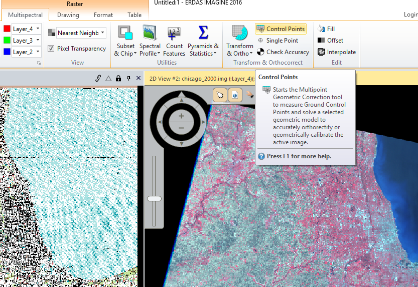 GEOG 338: Remote Sensing of the Environment: Lab 6: Geometric Correction