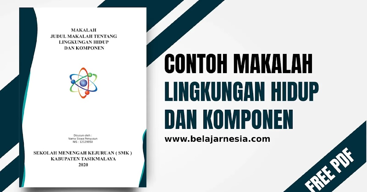Contoh Makalah PDF Makalah Lingkungan Hidup dan Komponen