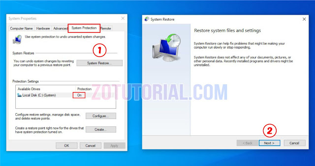 Cara Menggunakan System Restore Di Windows 10, 8, 7 Lengkap
