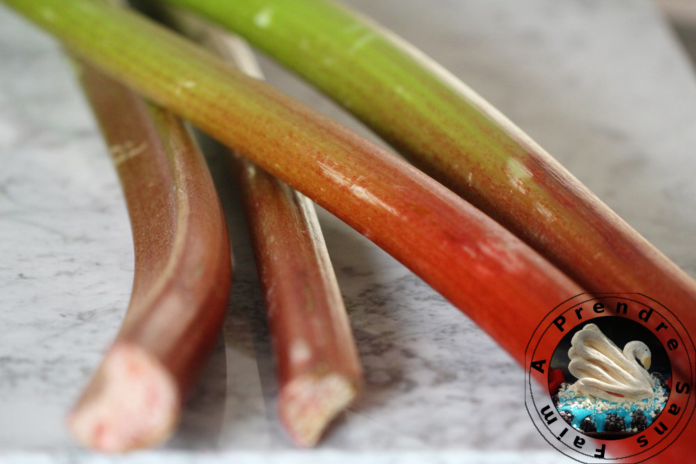 Compote pommes rhubarbe A Prendre Sans Faim