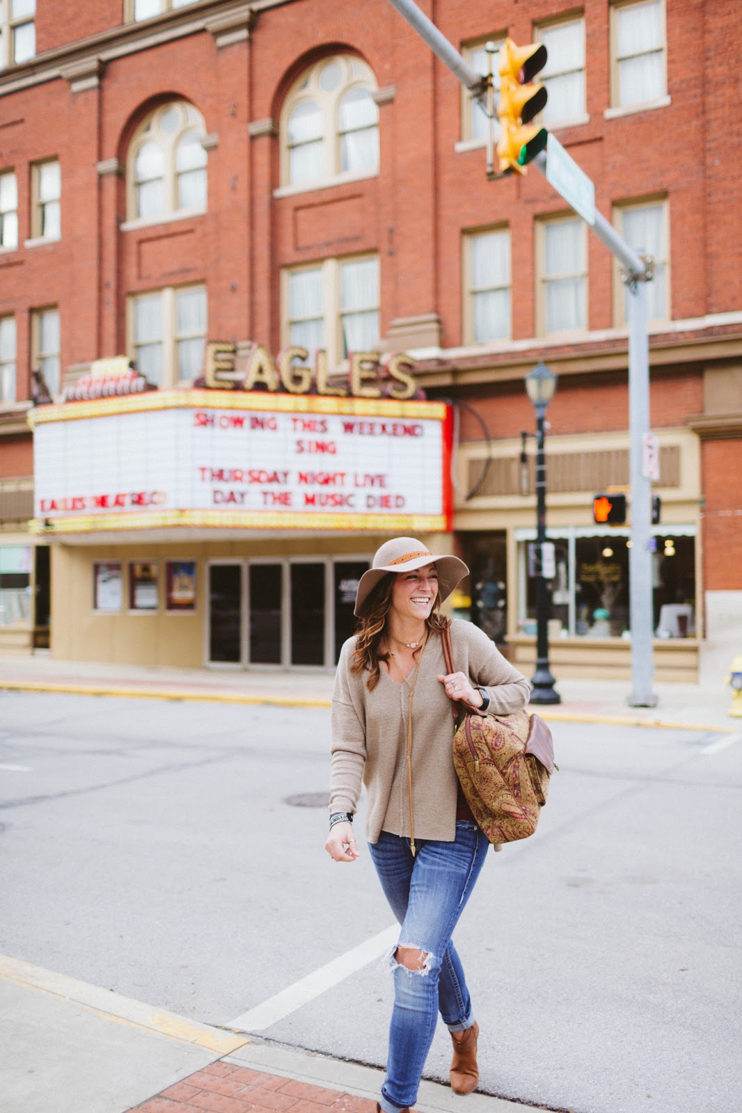 Downtown Wabash, IN Coffee + Puppy Date His Photo Girl