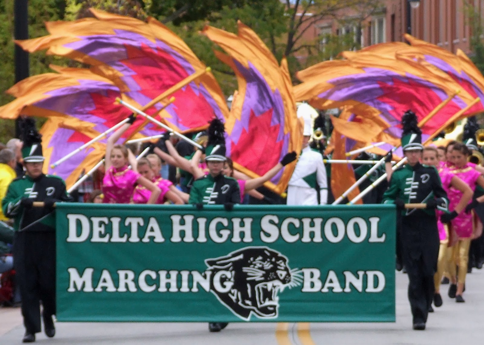 Skunk Tracks Marching Band Competition Parade