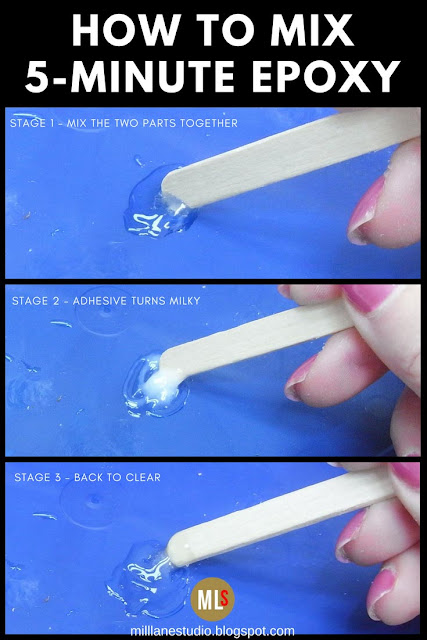 How to mix 5-minute epoxy adhesive project sheet