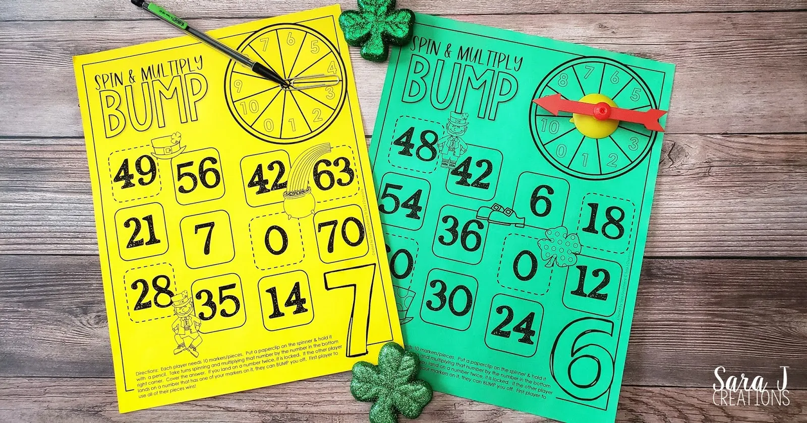 St. Patrick's Day Multiplication Bump is the perfect way to practice math facts in a fun and festive way. These games are perfect for kids in second grade, third grade, or even fourth grade and beyond. Download, print, and play!! Try out the FREE sample.