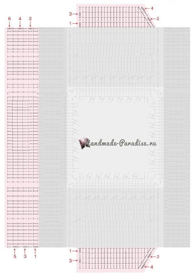 Вязание крючком обложки для книжки (2)