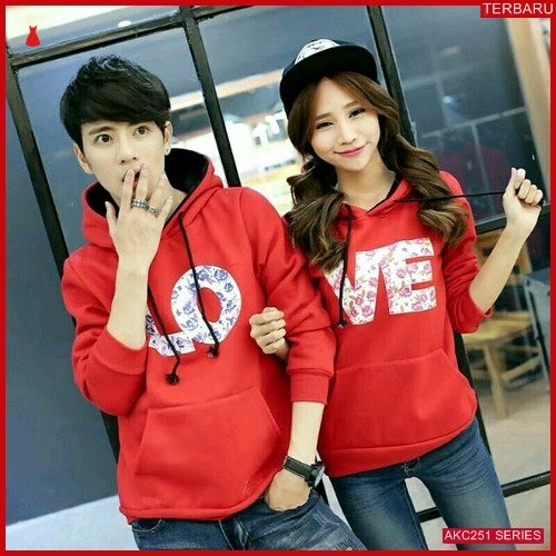 AKC251S56 Sweater Couple Hoodie Anak 251S56 Pasangan LOVE BMGShop