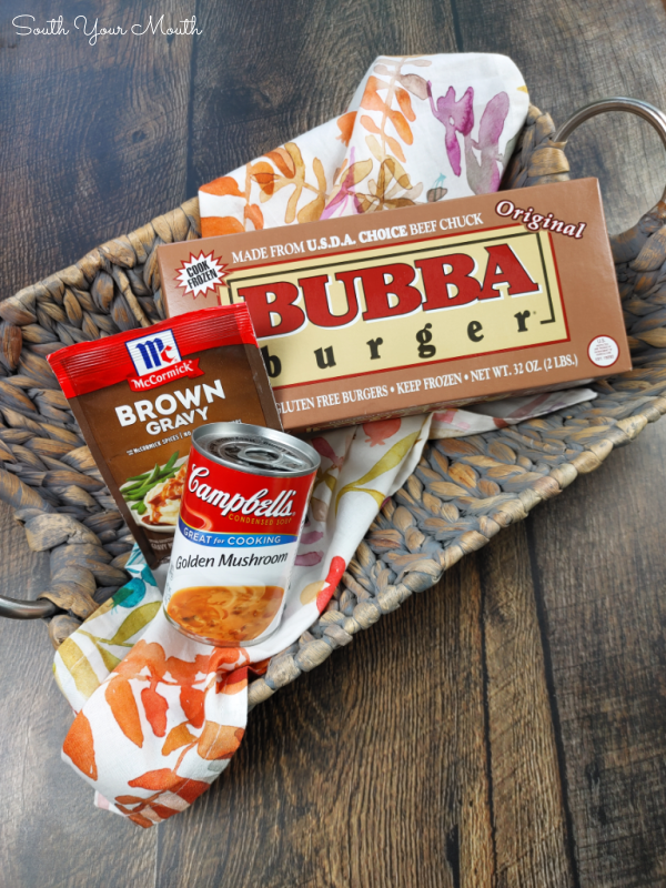 South Your Mouth Shortcut Crock Pot Hamburger Steaks and Gravy