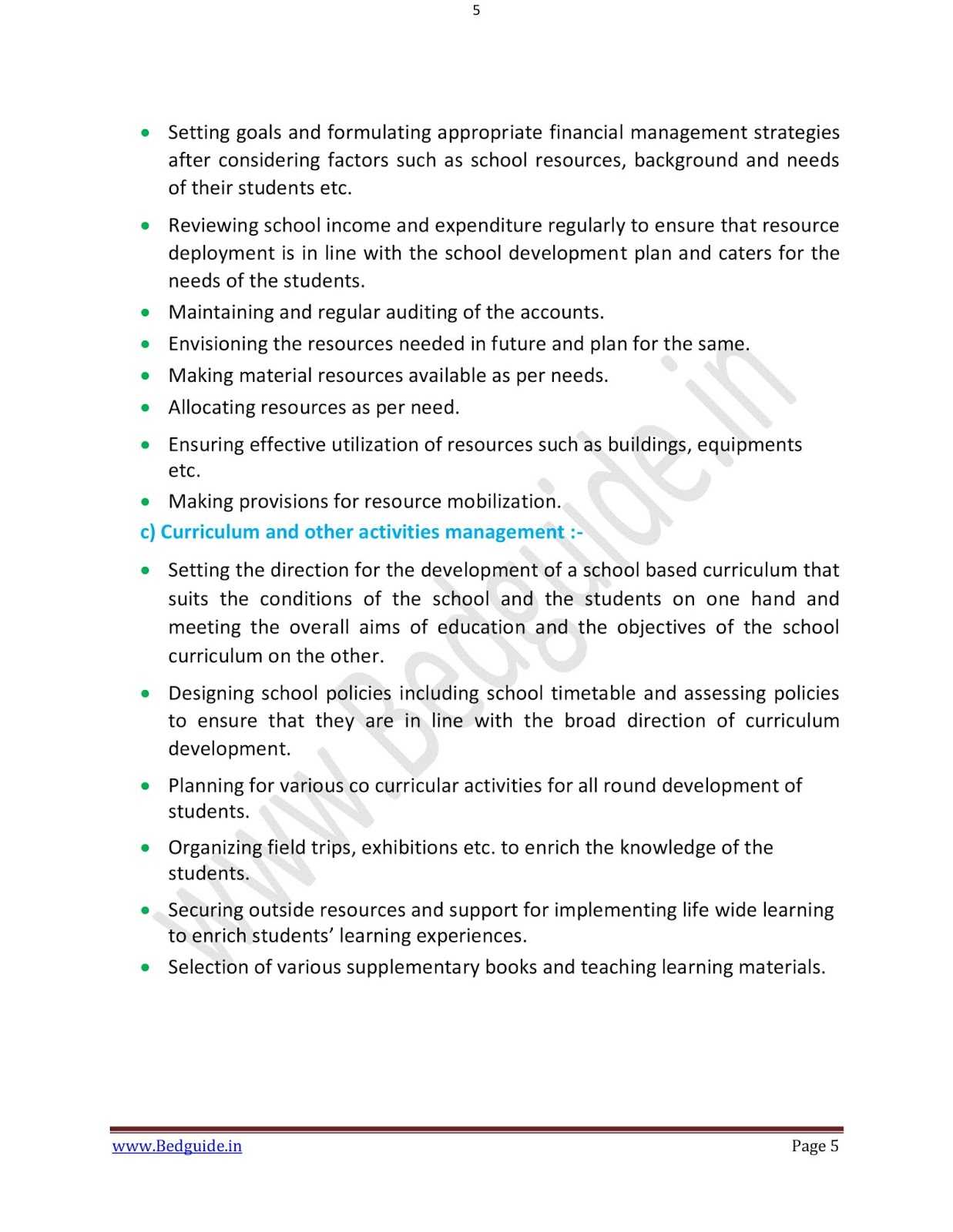 B.ed Second Year Notes PDF Download