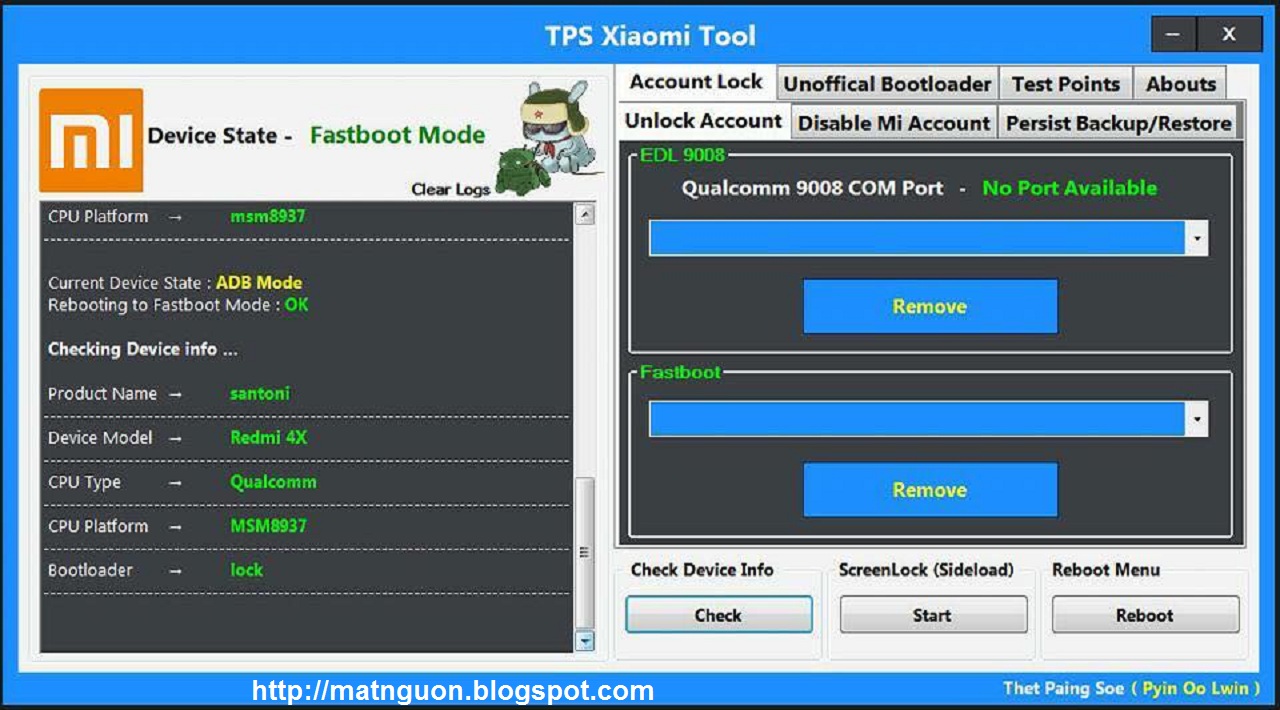 Xiaomi Bootloader Unlock Tool