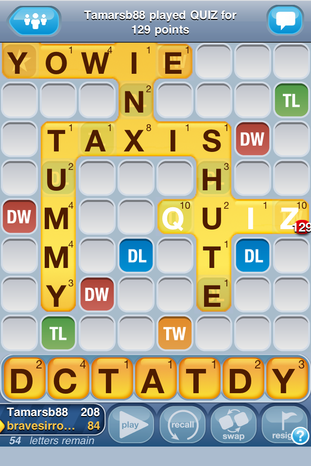 Randomosity Words with Friends