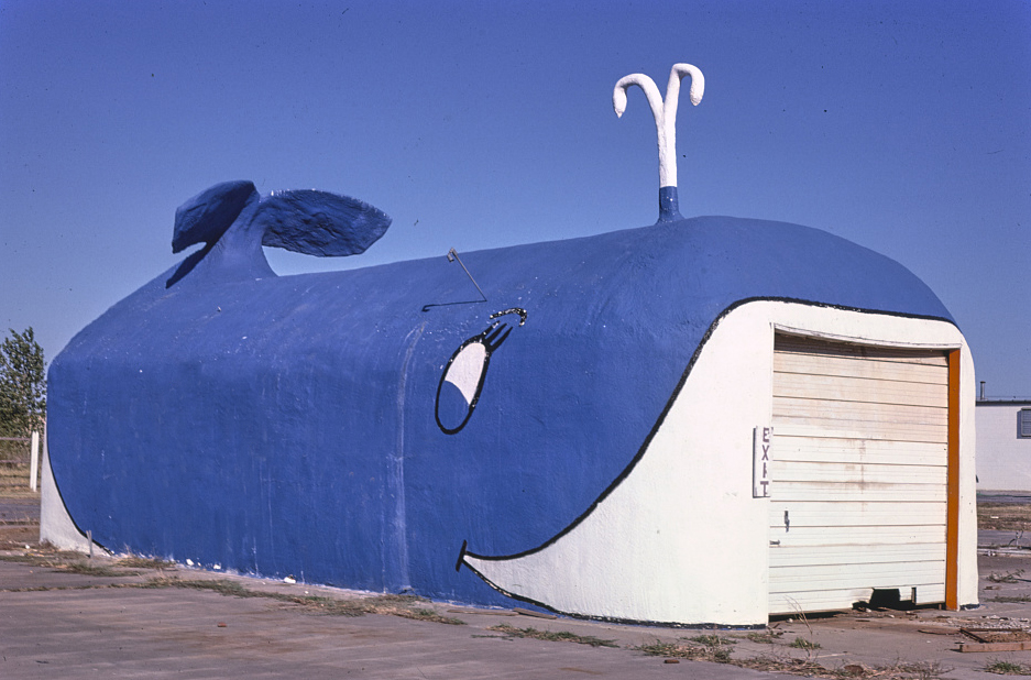 Just A Car Guy the DC7 Steak House with airplane next to swimming