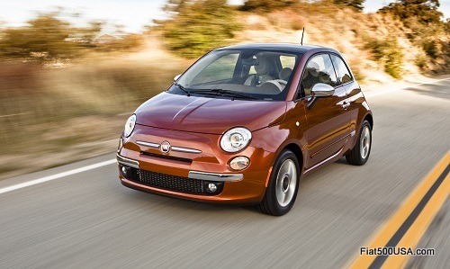 Fiat 500 Rame Driving