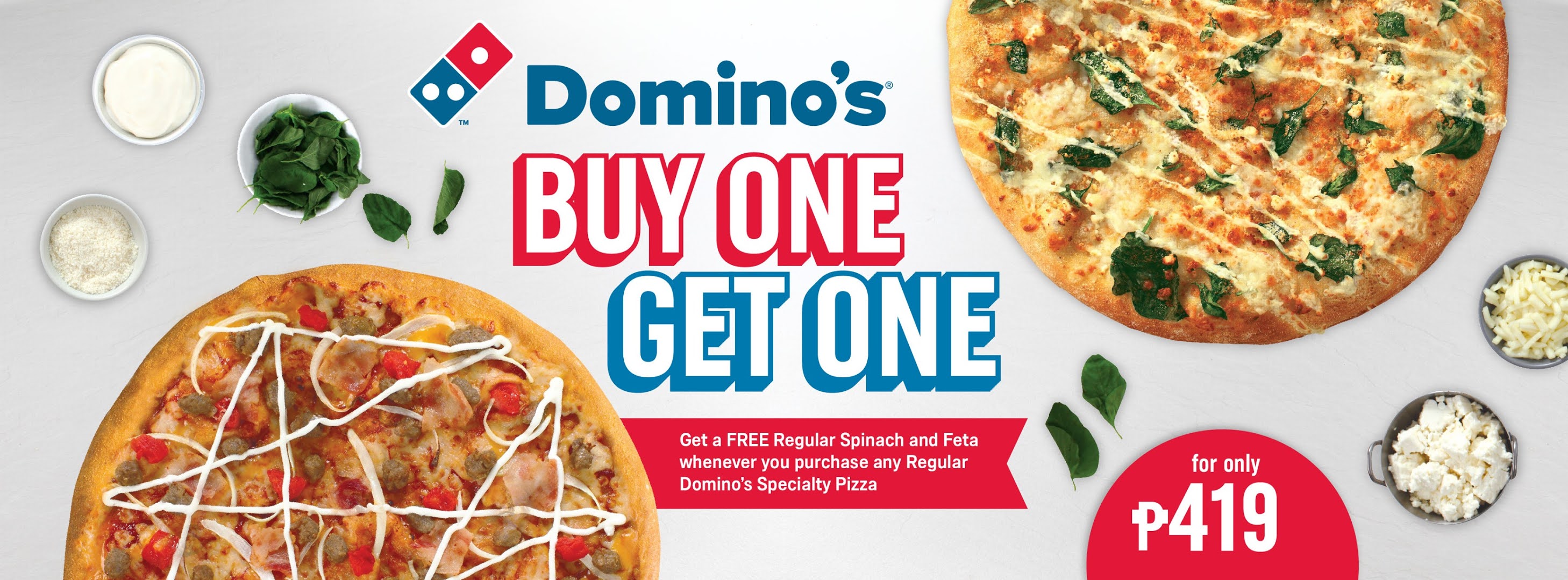Manila Shopper Domino's Buy1 Get1 Pizza Promo