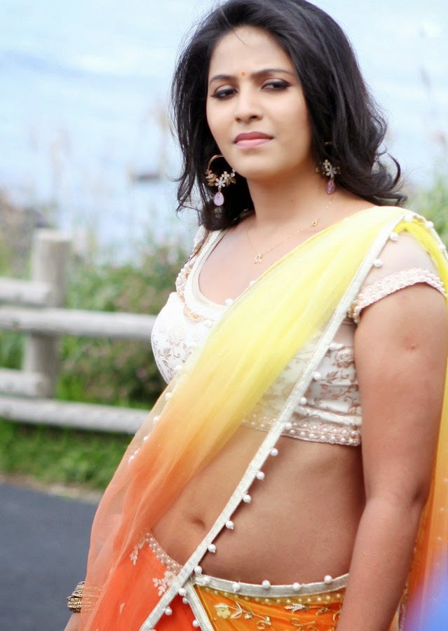 Actress Anjali In Half Saree From Various Movies Stylish Designer Sarees Lehengas