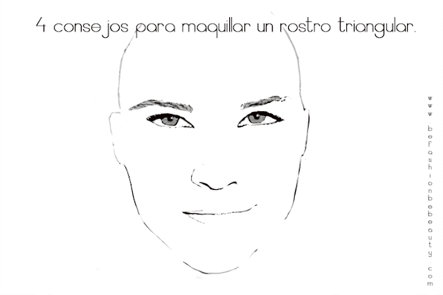 4 consejos para maquillar un rostro triangular. 4 consejos para maquillar un rostro triangular.