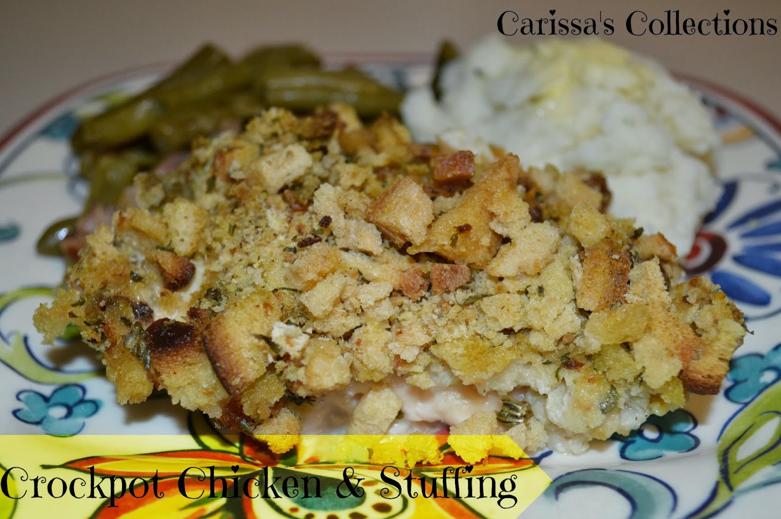 Carissa's Collections Crockpot Chicken & Stuffing