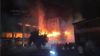 أحداث | حريق مصنع أبو حوا للدرجات