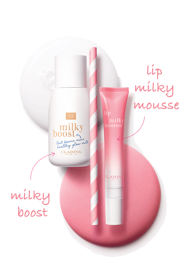 Milk Shake, la colección de Primavera de Clarins con leche de melocotonero