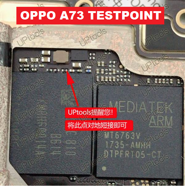 OPPO A73 TEST POINT TEMBEL PANCI