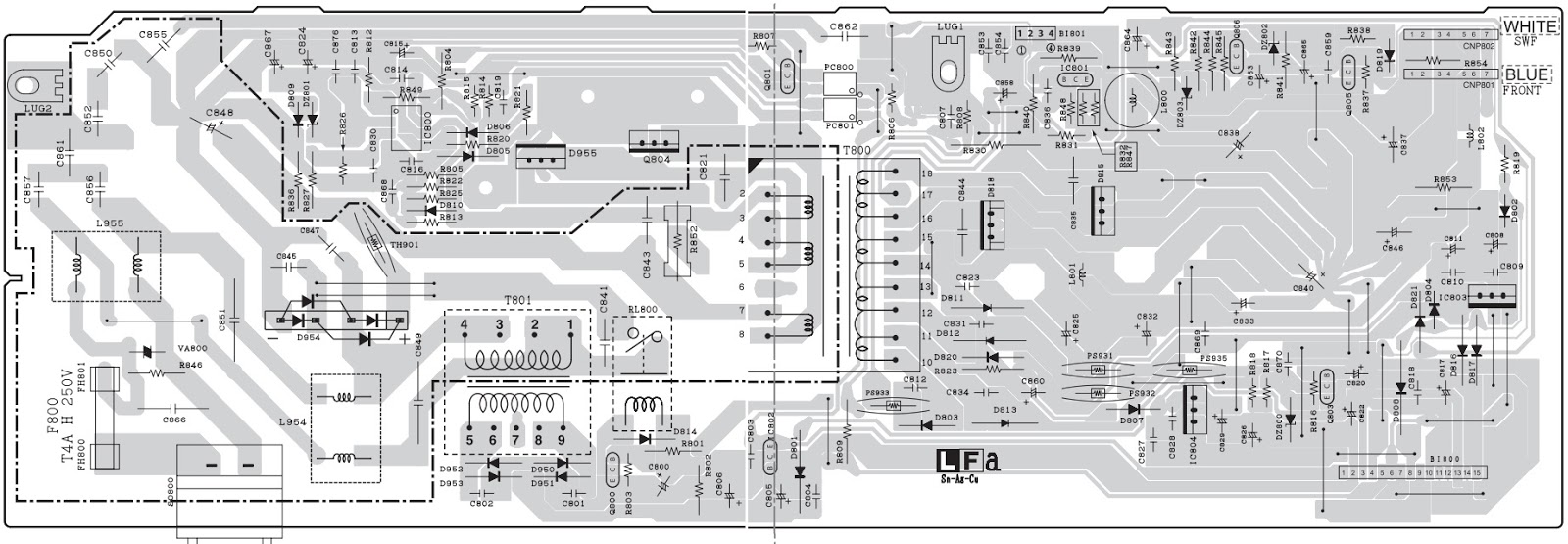 Master Electronics Repair ! SHARP ANPR1000H HOME CINEMA SYSTEM