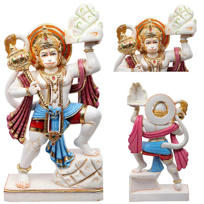 Lord Hanuman Carrying Sanjeevni Herb