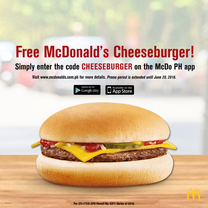The Food Alphabet and More FREE Cheeseburger at McDonald's!!!!
