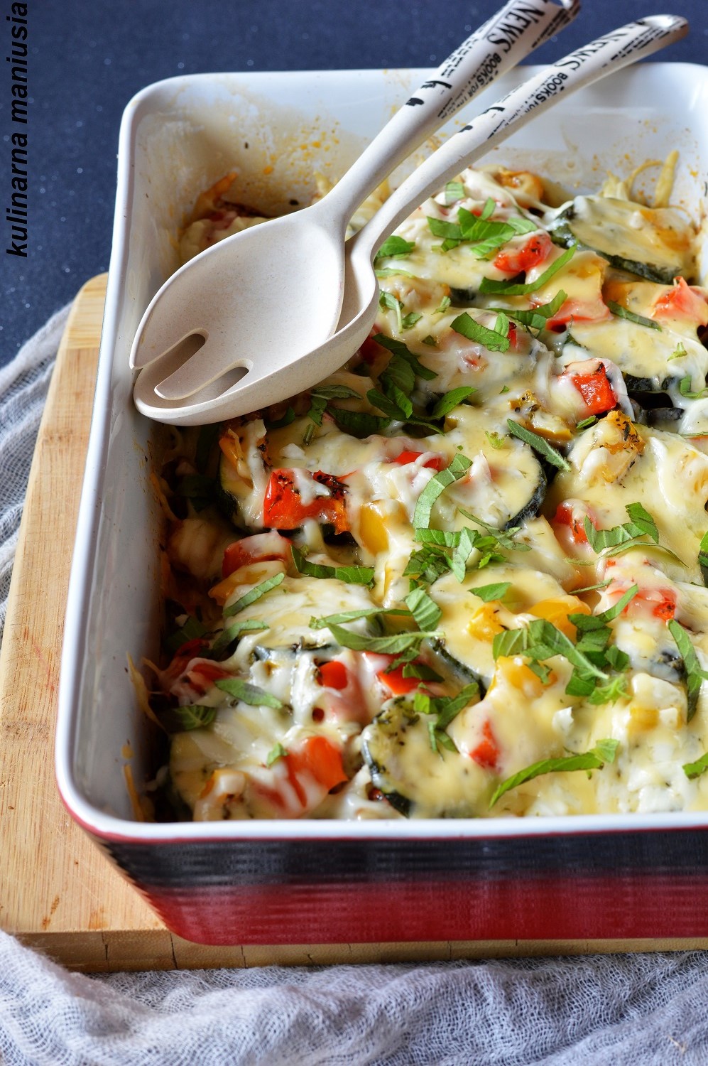 Zapiekanka z kurczaka i warzyw