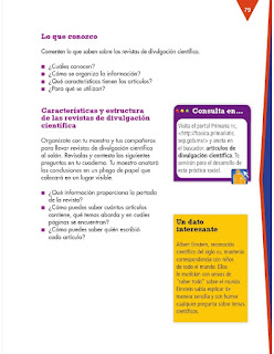 Apoyo Primaria Español 3er grado Bloque 3 lección 1 Práctica social del lenguaje 7, Armar una revista de divulgación científica para niños