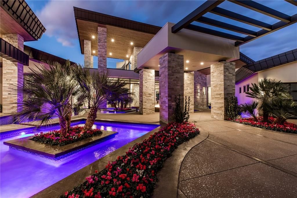 Newly Built 8,000 Square Foot Contemporary Home In Henderson, NV THE