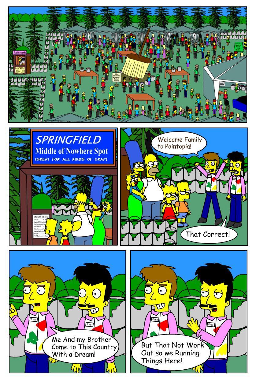 Mike L's Examples of Work: Simpson Fan Comic Act 1