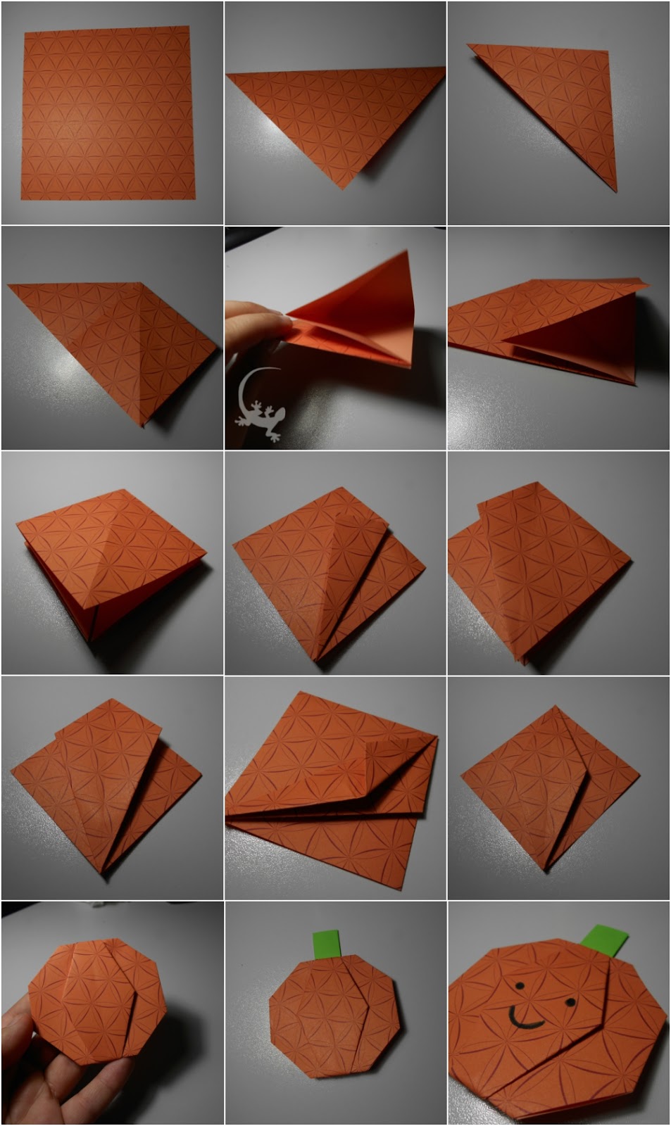 Come fare una zucca di Halloween origami Cartolelya