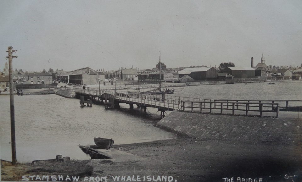 Old bridge onto Whale Island