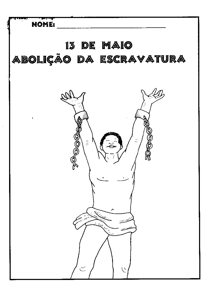 Dicas da Andrea: Vamos colorir? A abolição dos escravos