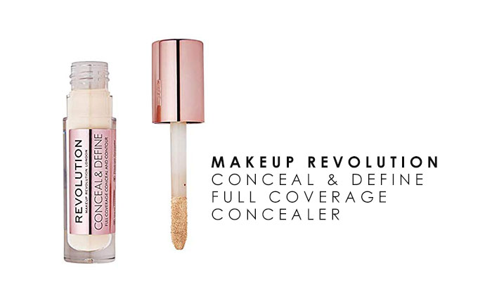 Make-up Revolution Conceal & Define Full Coverage Concealer | Best Concealers to Hide Your Dark Circles and Pimples | NeoStopZone