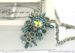 Pendant "Espada" beaded by PrettyNett.de