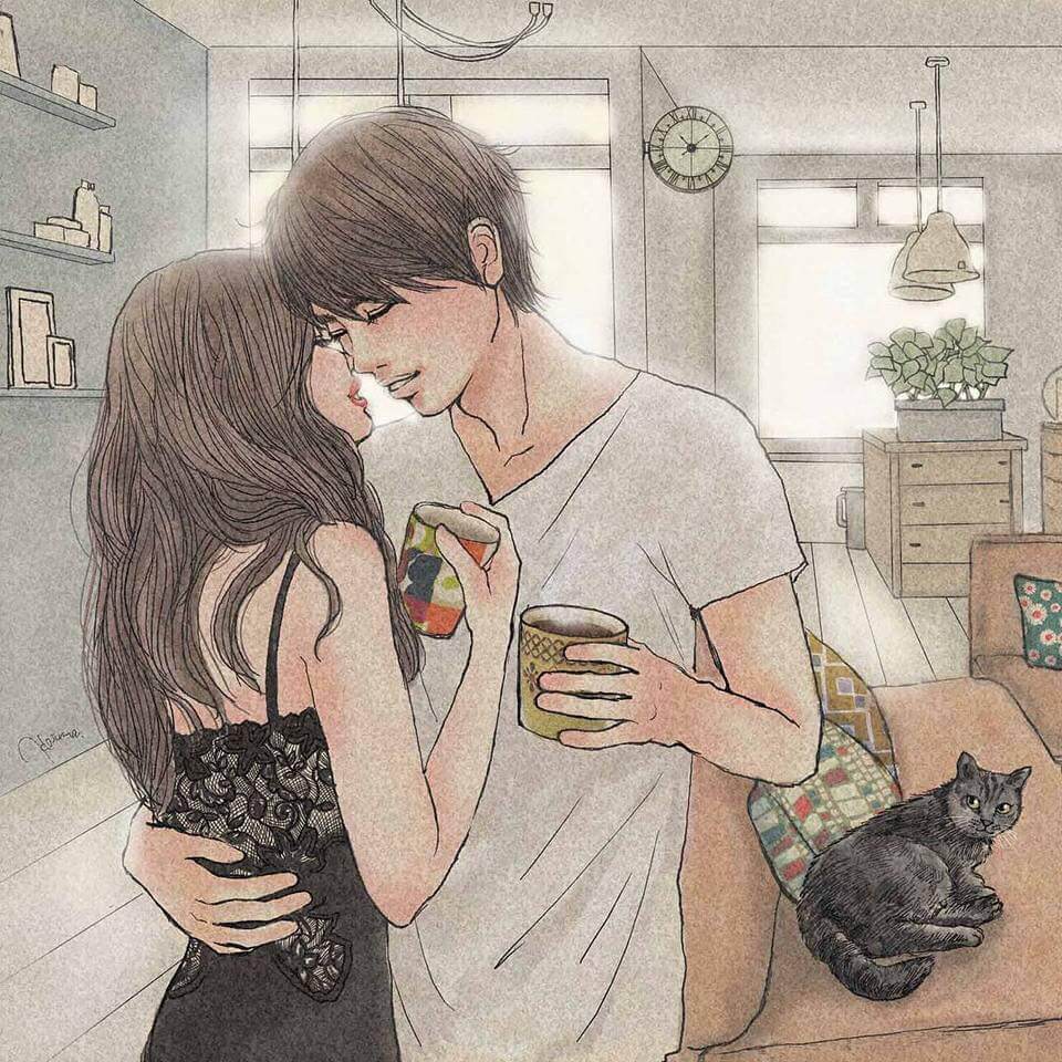 Intriguingly Beautiful Illustrations Show What It's Like To Be Crazy In Love Intriguingly Beautiful Illustrations Show What It's Like To Be Crazy In Love