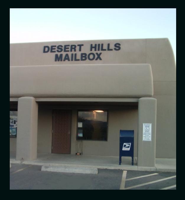 Desert Hills Mail Box