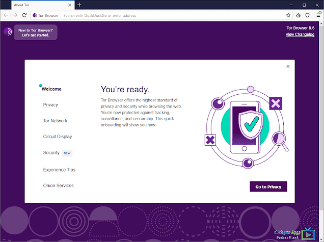 تحميل متصفح تور للكمبيوتر من ميديا فاير