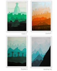 shade tint landscape value tints shades grade middle monochromatic landscapes projects hope painting lesson perspective paintings atmospheric colour elementary lessons