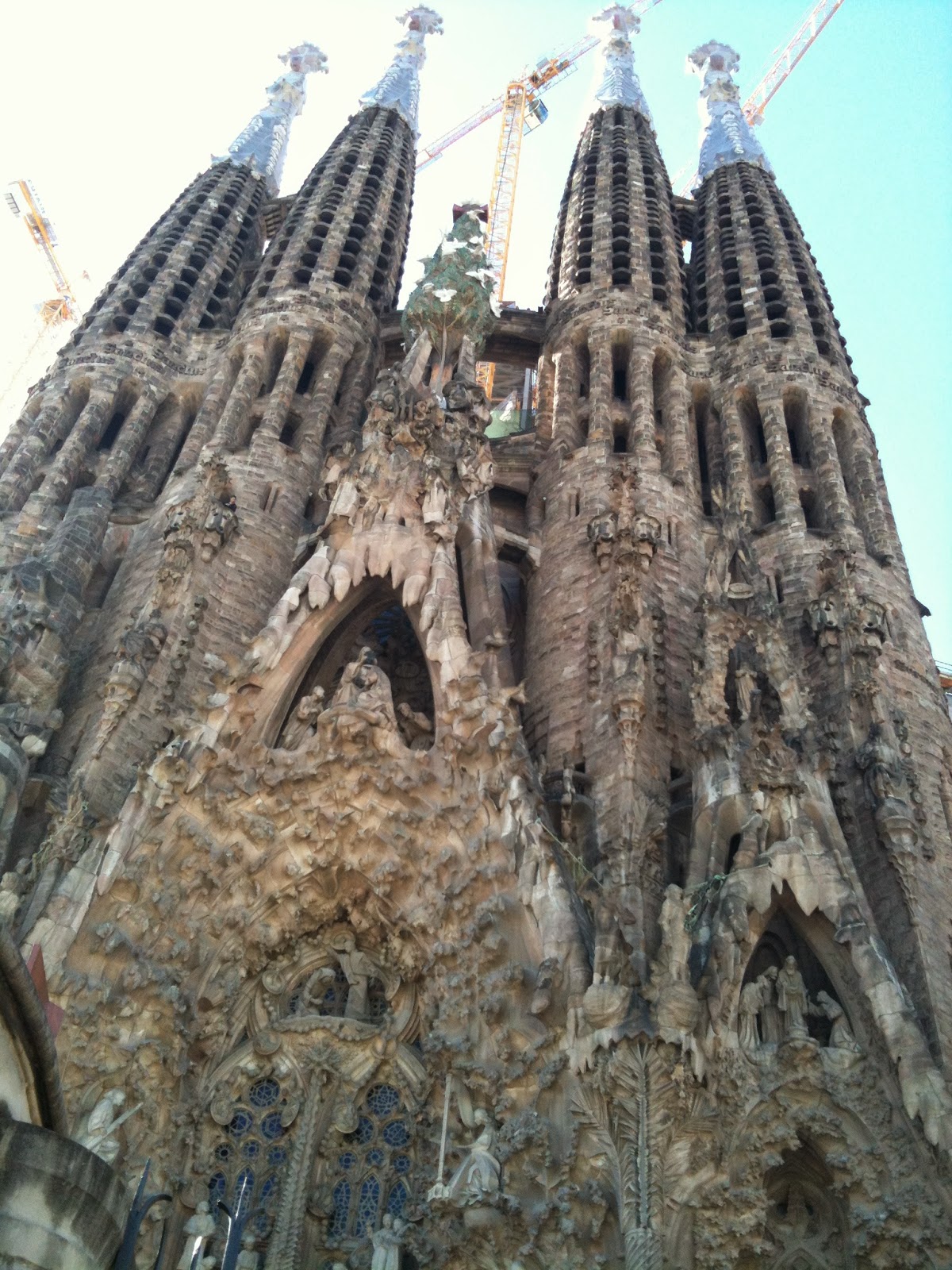 Barcelona - La Sagrada Familia still under construction