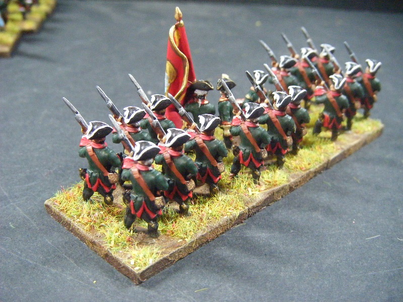 15mm SYW Seven Years War painted Russian Musketeer Btln RA10 15mm SYW Seven Years War painted Russian Musketeer Btln RA10