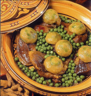 بالصور طريقة تحضير الطجين المغربي باللحم و الجلبانة tajin maghribi 1