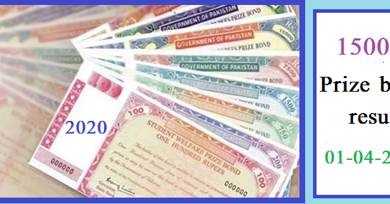 15000 prize bond result 82 number draw 01-04-2020