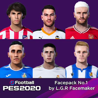 PES 2020 Facepack No.1 by L.G.R Facemaker