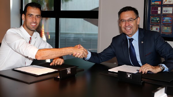 Oficial: FC Barcelona, Sergio Busquets renueva hasta 2023