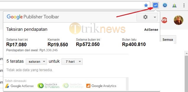 Cara Mengecek Pendapatan Adsense Tanpa Repot Repot Membuka Akun
