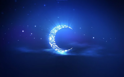 خلفيات هلال رمضان للتصميم